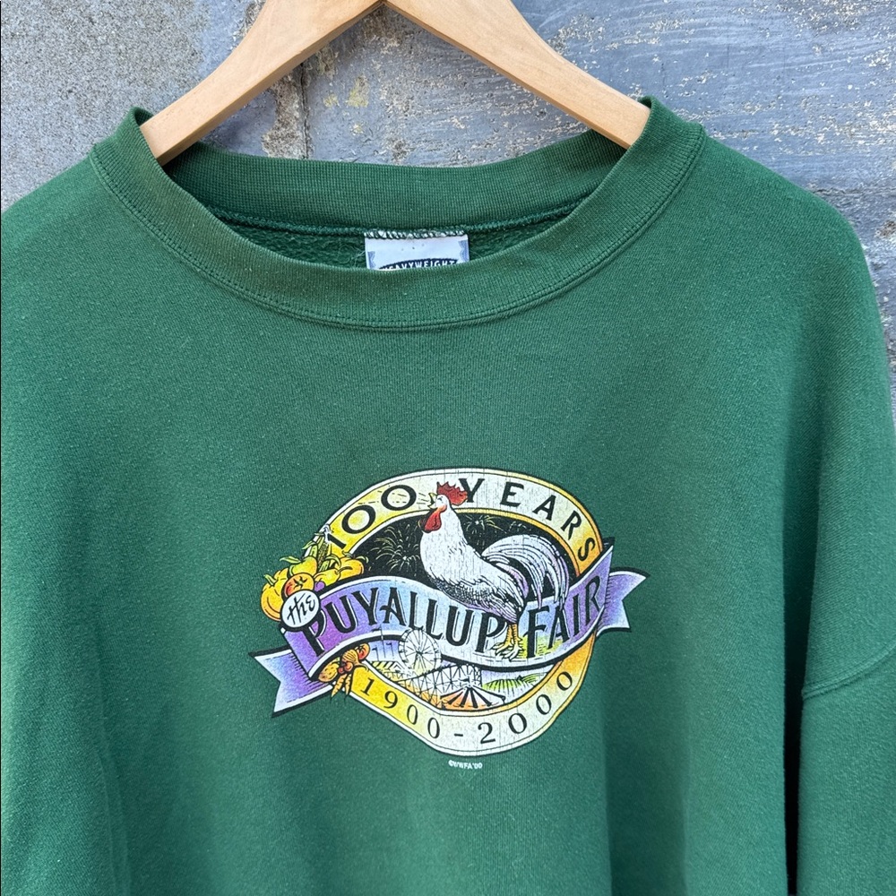 Vintage Puyallup Fair Sweatshirt Washington Y2K 2000 Seattle Chicken Farmers